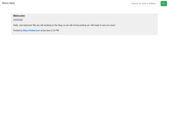blog screenshot