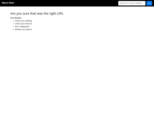 not_found screenshot