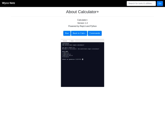 wyconetzpresents/calc-plus-info screenshot
