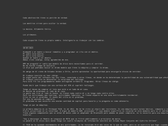 Anonimo/La-Resaca/notas screenshot