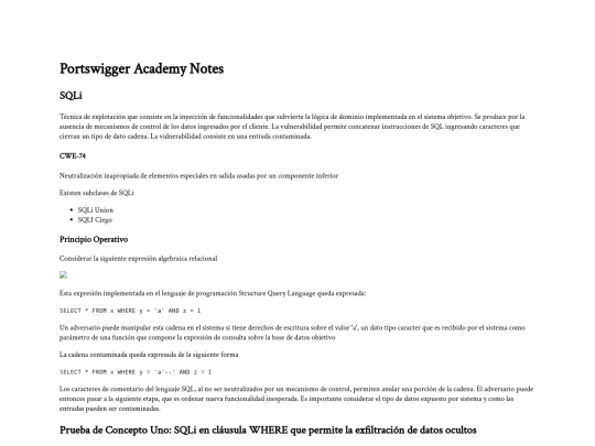 PortswiggerAcademy screenshot