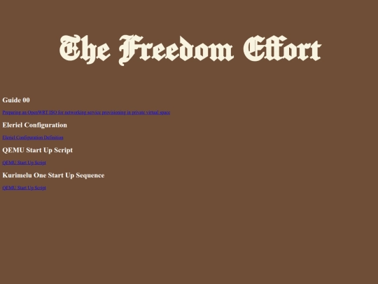 the-freedom-effort screenshot