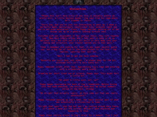 stories/Vivisection screenshot