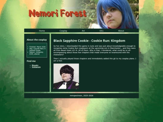 cosplay/blacksapphirecookie screenshot