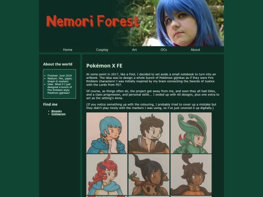 originalcharacters/pokemonxfe screenshot