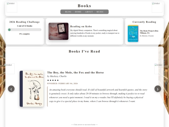 books screenshot