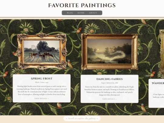 paintings screenshot