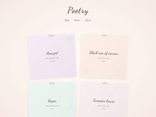poetry screenshot