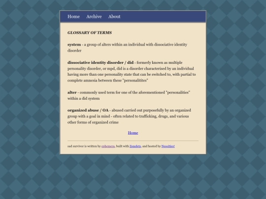 posts/glossary screenshot