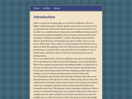 posts/introduction screenshot