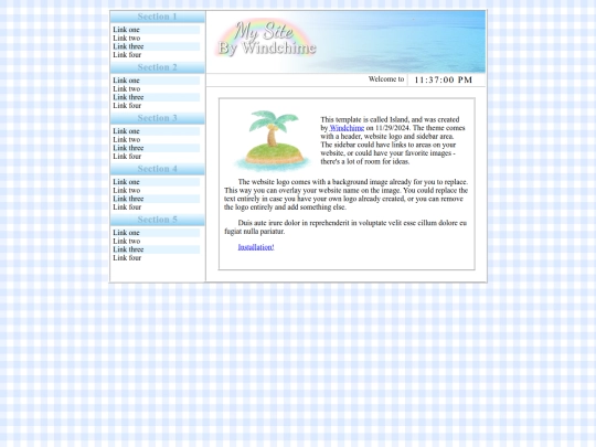 test screenshot