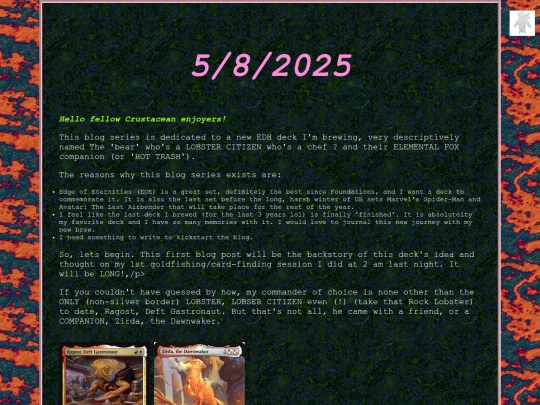 blog/ragost screenshot