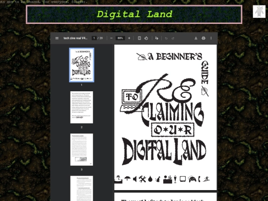 zines screenshot