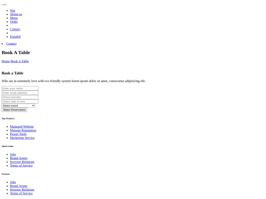 foodbar/book-table-eng screenshot