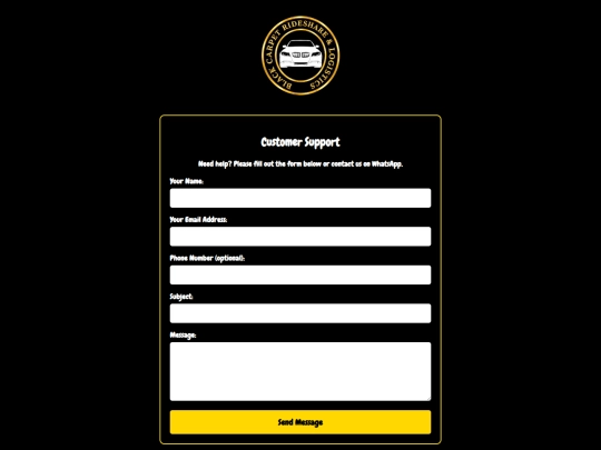 Customer/customersupport screenshot