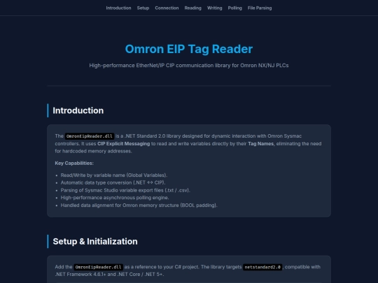 elcomp/omron-eip-dll screenshot