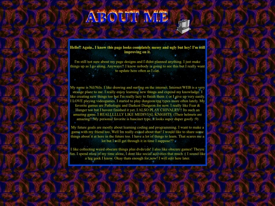 aboutme screenshot