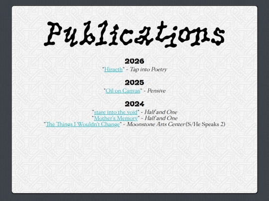 publications screenshot