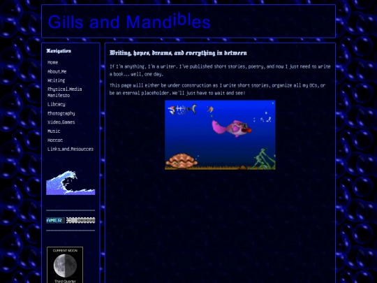 writing screenshot