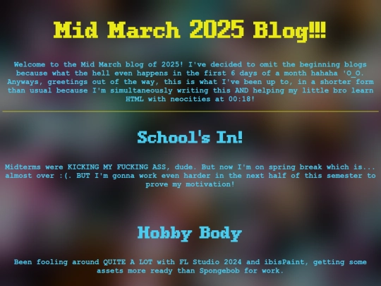 MidMarch2025 screenshot