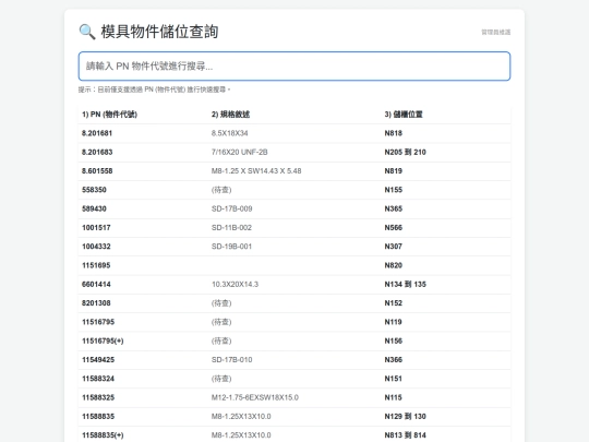 index screenshot