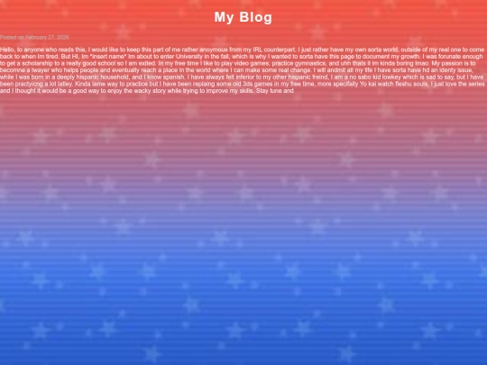 Writing screenshot