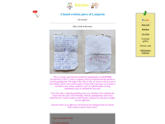 pages/kitchen/lanjaron screenshot