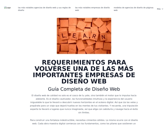 requerimientos-para-volverse-una-de-las-mas-importantes-empresas-de-diseno-web screenshot