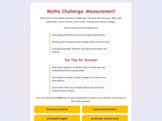 KS2 Maths Site/Measurement/14 Measurement general1 screenshot