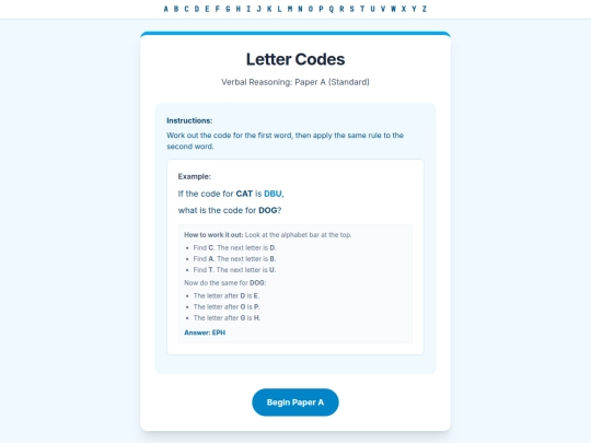 KS2_VerbalReasoningSite/16_Letter_Codes/1_Letter_CodesA screenshot