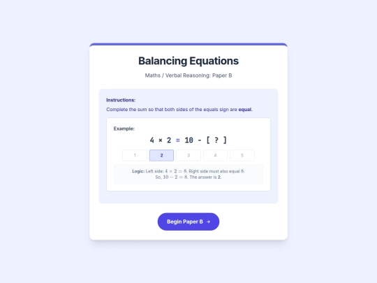 KS2_VerbalReasoningSite/18_Balancing_Equations/2_Balancing_EquationsB screenshot