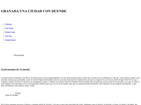 index/granada/quecomer screenshot