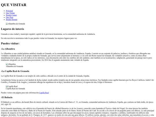 index/granada/quevisitar screenshot