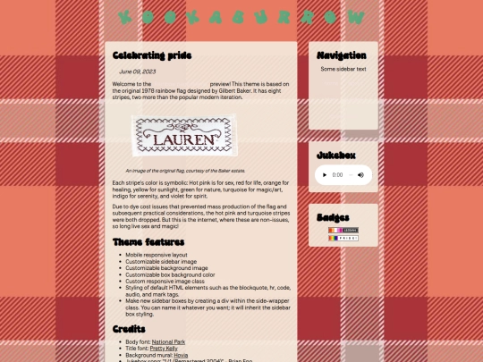 Rainbowtheme screenshot
