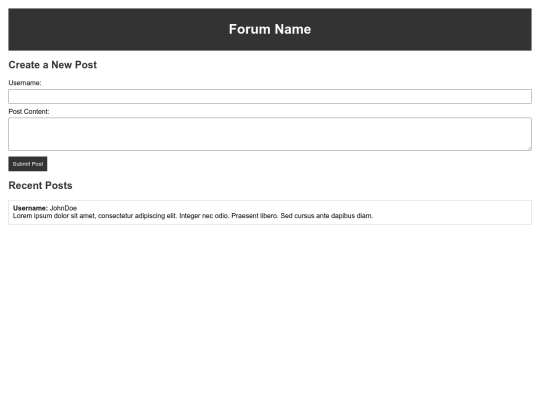 forum screenshot