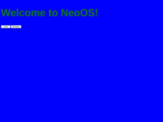 NeoOS screenshot