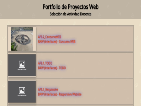 index screenshot