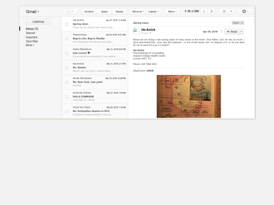 email screenshot