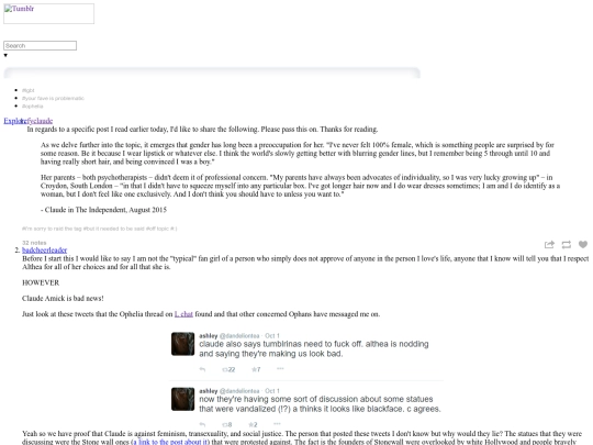 tumblrina screenshot