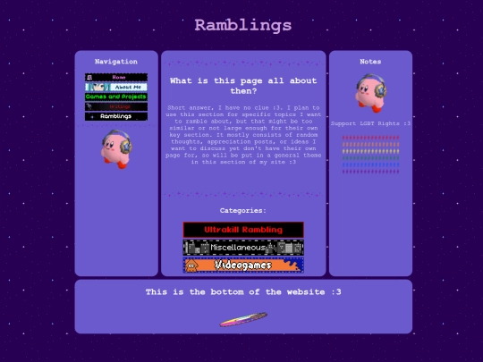 rambling screenshot