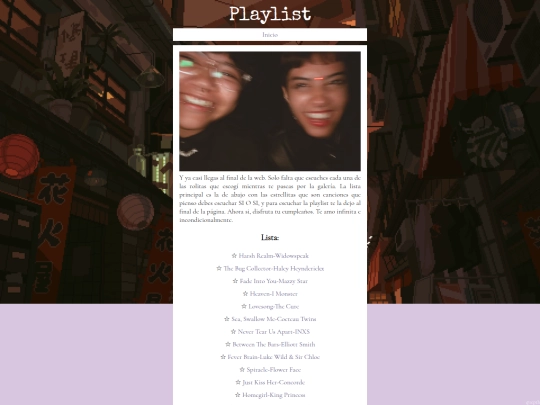 Playlist screenshot