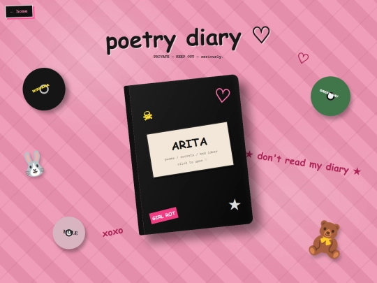poetry screenshot