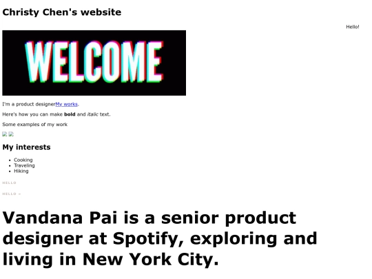index screenshot