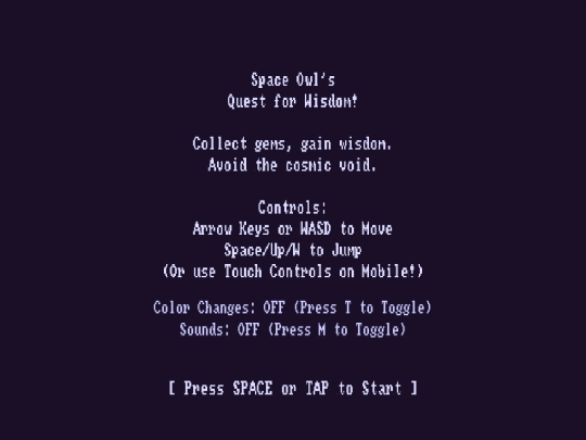 space-owl screenshot