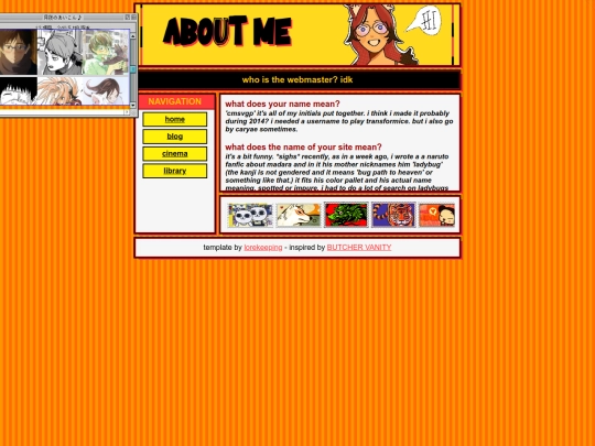 ladybug/about/about screenshot