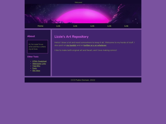homepage screenshot