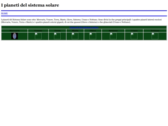 JavascriptPianeti screenshot