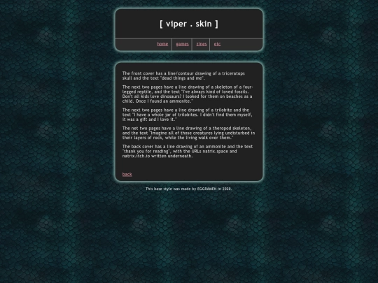 deadthingszine screenshot