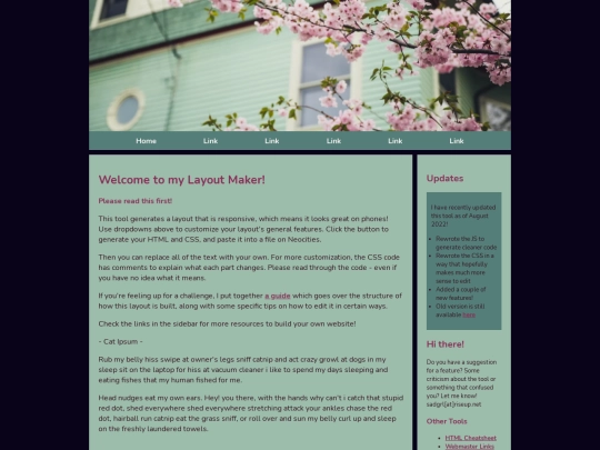 spookylayout screenshot