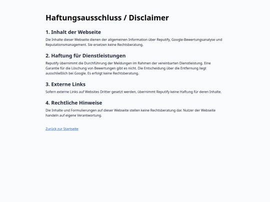 disclaimer screenshot